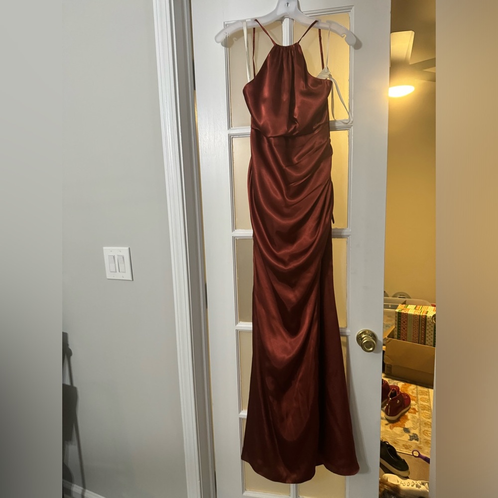 David’s bridal dress Cinnamon color